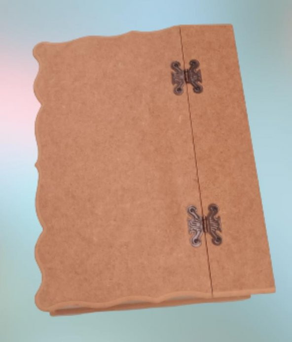 Hobi Dekoratif Model Bölmeli Çay Kutusu HAM Ahşap MDF El Yapımı - 3