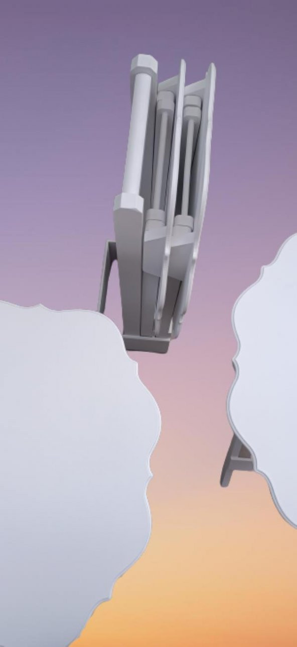 Çanta Zigon 90094 Sehpa Yonca Takım Model Ahşap MDF Parlak Beyaz Lake Renk Elyapı - 2