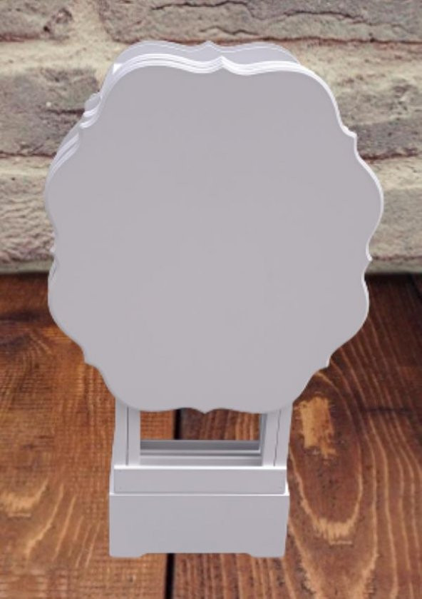 Çanta Zigon 90094 Sehpa Yonca Takım Model Ahşap MDF Parlak Beyaz Lake Renk Elyapı - 5