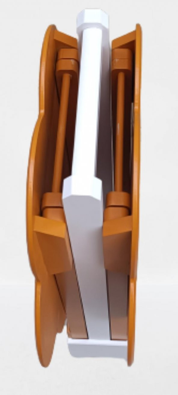 Çanta Zigon 90099 Papatya Model İkili Takım Ahşap MDF Hardal hardal Renk El Yapım - Resim 8