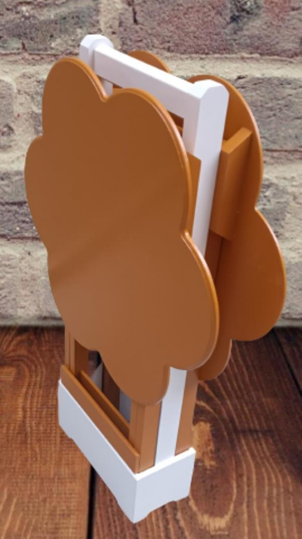 Çanta Zigon 90099 Papatya Model İkili Takım Ahşap MDF Hardal hardal Renk El Yapım - Resim 10