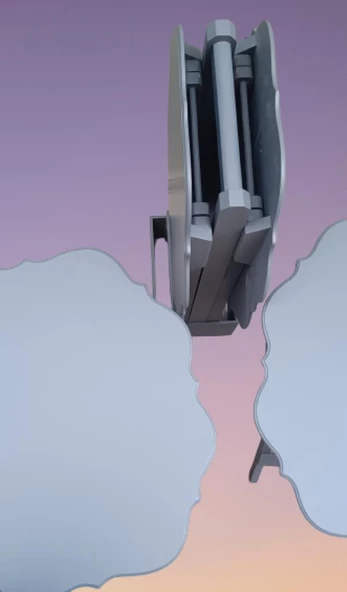 Çanta Zigon 90091 Yonca Takım Dörtlü Model Ahşap MDF Parlak Gri Renk El Yapım - 4