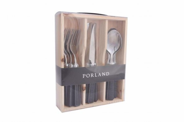 Porland Orfeo Çatal Kaşık Bıçak Takımı 18 Parça 04STY006933 - 4
