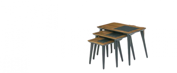 Zigon OSM 11813 KARELİ MODEL Parlak Ceviz Gri Natüre Kayın RETRO ayak El Yapım - 3