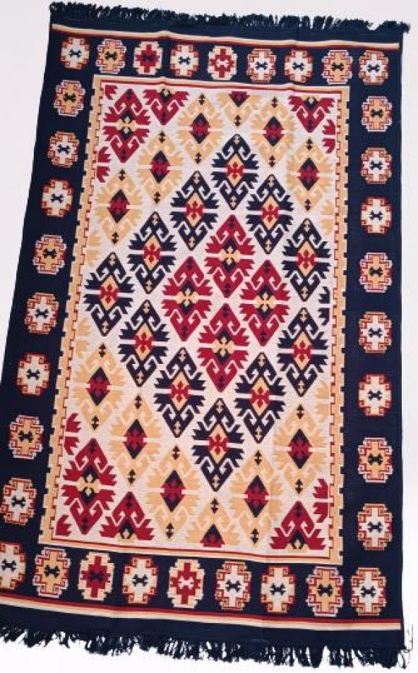 Kilim Antik 120-180 Otantik 90150 motif Model Nature Boya Çift Taraflı El yapım - 6