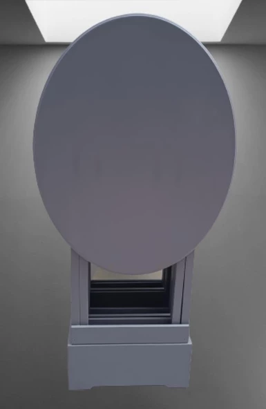 Çanta Zigon 90133 Sehpa Oval sehpa 90133 Model Dörtlü Ahşap MDF Gri Renk El Yapım - 7