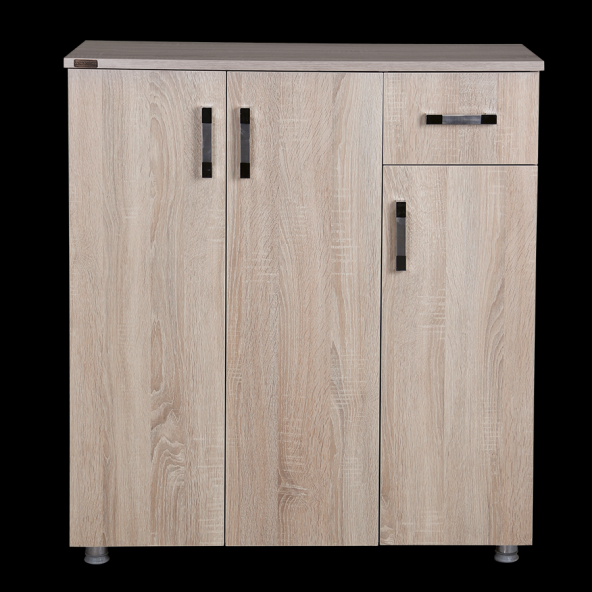 Ayakkabılık 12674 Çok Amaç Model Parlak SOMONE Hard suntalem Demonte 5raf El Yapı