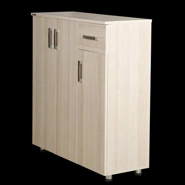 Ayakkabılık 12953 Beyaz Çok Amaç Model Akçaağaç Hard suntalam Demonta El Yapım - 4