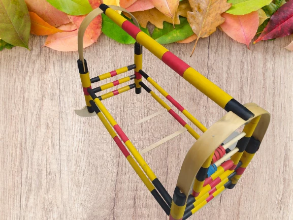 Beşik Bebek 18159 NATÜRE Hamak Hafif Sağlam Doğal ağaç Demonte Renk renk Sallanır - 3