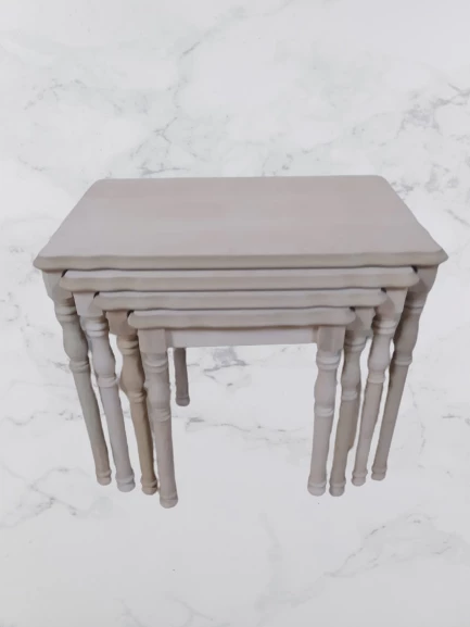 Zigon18189 sukut Klasik Sehpa Model Kayın İnce Torna Ayak HAM MDF Kaplam EL yapım - Resim 3