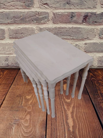 Zigon Sehpa 18222 Sukut Klasik Model Ahşap Kayın HAM Boyasız Torna Ayak El Yapım - Resim 5