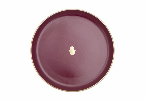 Porland Glamorous Fuşya Düz Tabak 20 cm 04A+P021558