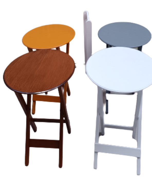 Çanta Zigon 12237 Oval Dörtlü Ahşap MDF Gri Ceviz Beyaz Hardal Renk Uyum El Yapım - 4