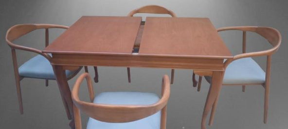 Masa ST Klasik Sandalye Yılan Takım Model Kayın aslan ayak Parlak Ceviz El yapım