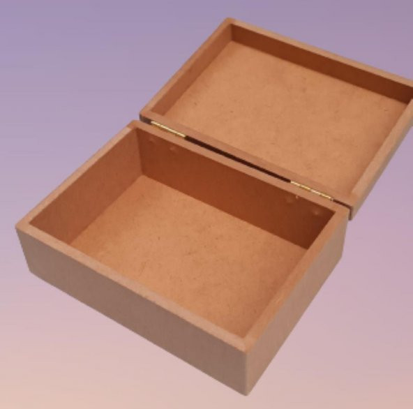Hobi 90046 Dekoratif Öğrenci Kutusu Ahşap MDF cnc kesim El Yapım - 5