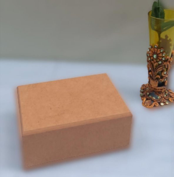 Hobi 90046 Dekoratif Öğrenci Kutusu Ahşap MDF cnc kesim El Yapım - 7