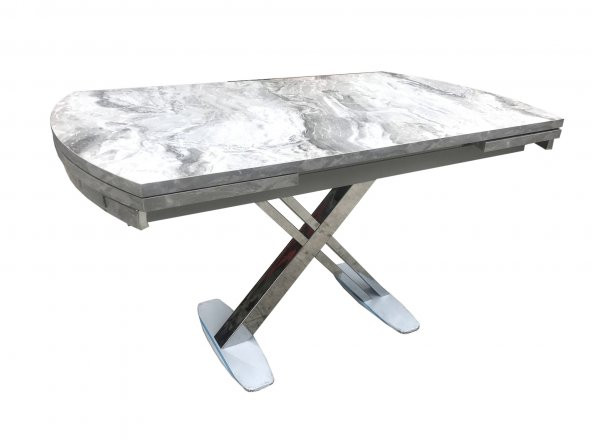 Masa 12563 X AYAK Metal Nikelaj Dikdörtgen Kelebek Yan Açıl Kutu sevk El yapım - 3