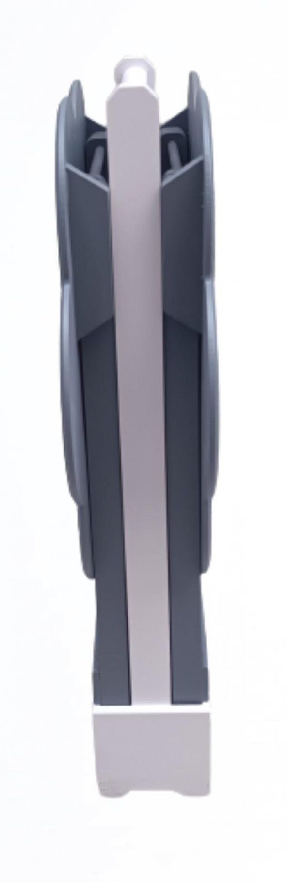 Çanta Zigon 90102 Sehpa Papatya  Model İkili Tk Ahşap Mdf Gri Renk Uyum El Yapım - Resim 3