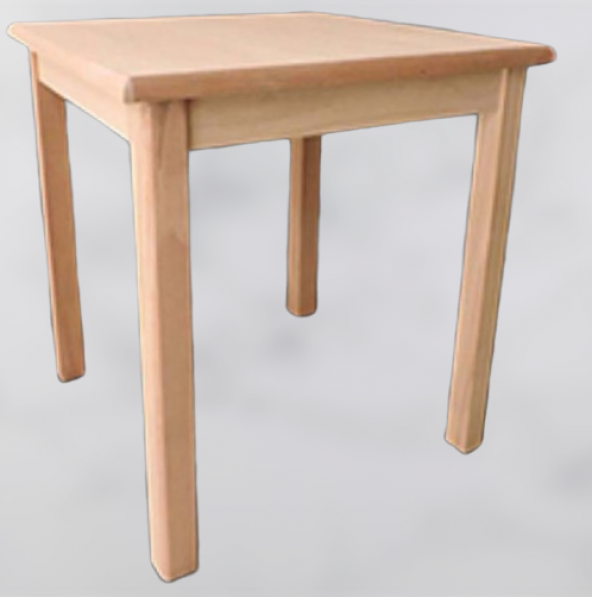Masa 12908 RETRO Kayın Ahşap Panel Tabla Torna Ayak HAM Masa Kafe bar El YapıM - 2