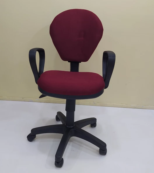 Çalışma Koltuk 12759 Amortisör Model BORDO Ortopedik Oturum Sağlam şık El Yapım - 4