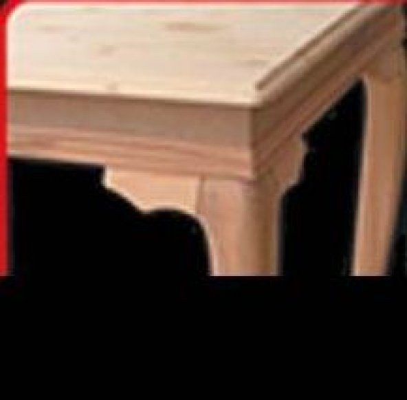 Masa 12897 Klasik kayın ASLAN lükens Ayak HAM ladin masif sabit Tabla El yapım - 5