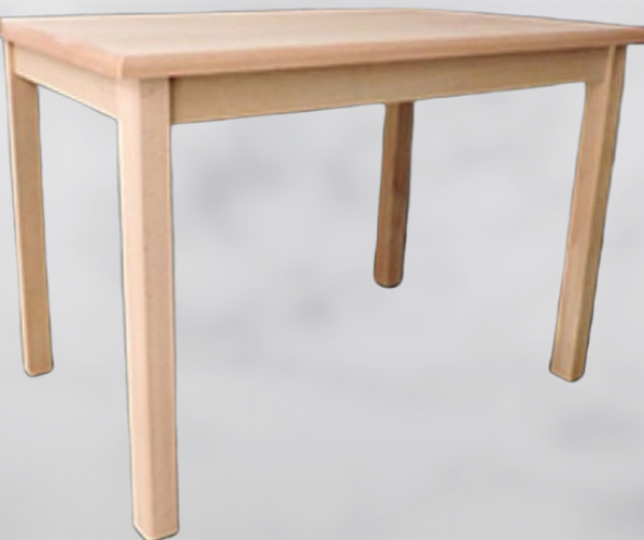 Masa 12898 CAFE Model Kayın ayak Kaplama tabla HAM SABİT masa Kutu sevk Elyapı - 3