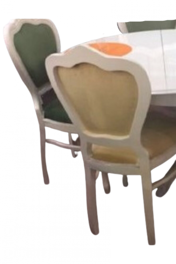 Baba Ayak 12895 Açılı Masa Model Ahşap Kayın Ihlamur Parlak Beyaz Sandaly El yapı - 8