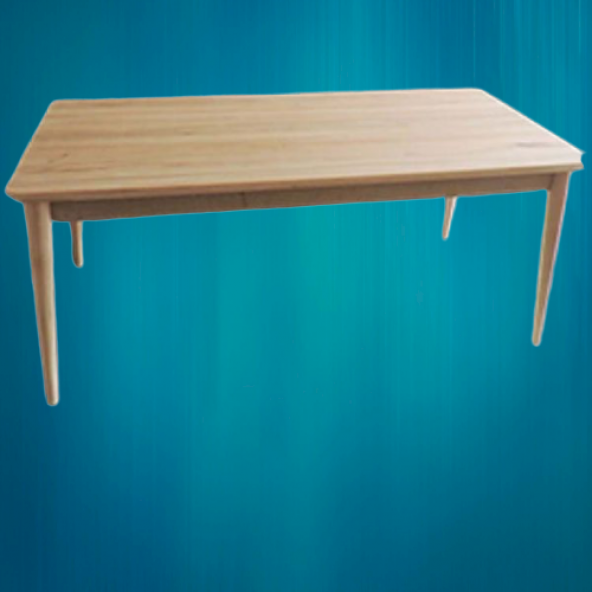 Masa 12883 Klasik Torna RETRO Kayın Ayak HAM Natüre Kaplama Açılır Tabla El yapım - 3