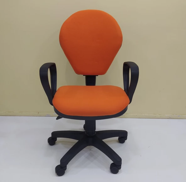 Çalışma Koltuk 12755 Amortisör Turuncu Ort Otrm Sağlam şık kullanış El Yapım - 2