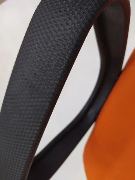 Çalışma Koltuk 12755 Amortisör Turuncu Ort Otrm Sağlam şık kullanış El Yapım - 3