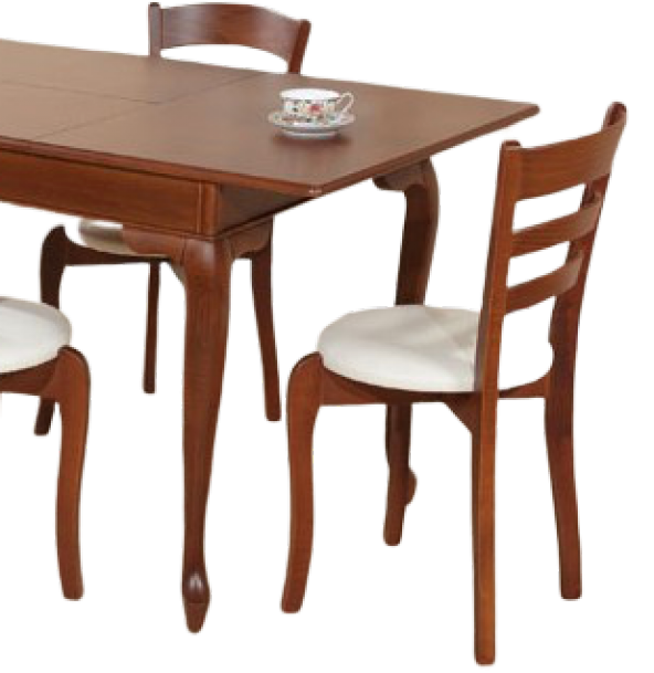 Masa 13732 Aslan ayak Model Tk Kayın Merdiven sandalye Parlak ceviz açıl Tabla - 2