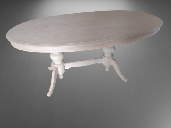 Baba 14095 Ayak Masa Kayın Kaplama Mdf Tabla Ihlamur Aslan HAM Sabit El yapım - 2