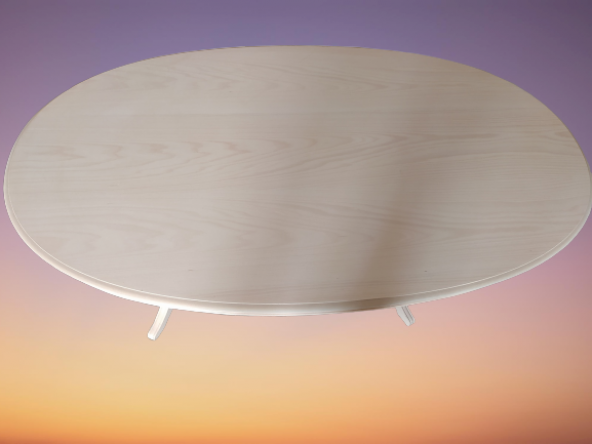 Baba 14095 Ayak Masa Kayın Kaplama Mdf Tabla Ihlamur Aslan HAM Sabit El yapım - 8