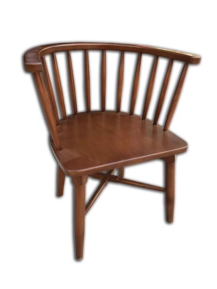 Sandalye 17964 OMURGA Klasik Model Kayın Retro Bambu Ayak Parlak ceviz El Yapım ürün görseli