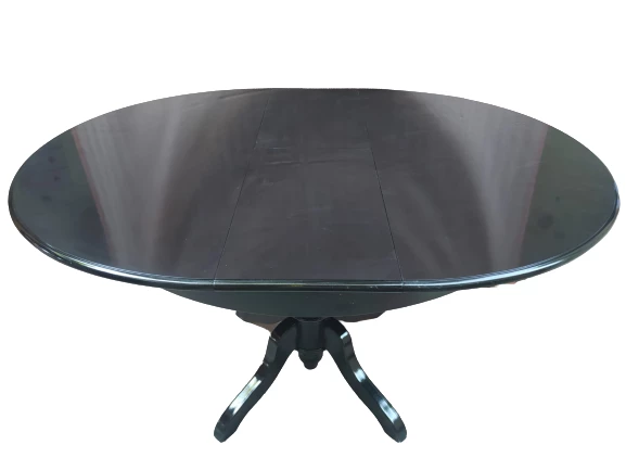 Masa 14563 Baba ıhlamur ayak Kayın Kaplama MDF Tabla Natüre Siyah Boya 110 Açılı - Resim 2