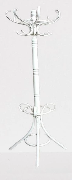 Askılık 19393 Bambu Modl DEMONTE Parlak Beyz Lake Boya Sağlam Şık Demont El Yapım - 4