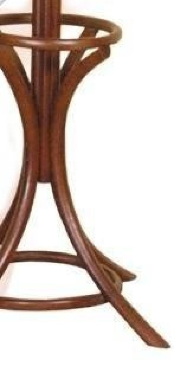 Askılık ST 12372 Bambu MODEL Parlak Ceviz Lake Sağlam DEMONTE Ürün El Yapım - 3