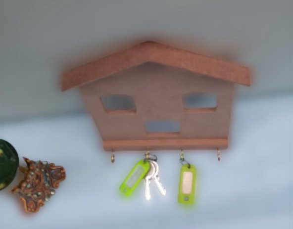Hobi Dekoratif 90061 Model Anahtarlık Kutu Ham Ahşap MDF El Yapım - 3