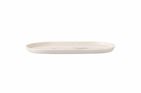 Porland Botanical Desen4 Kayık Tabak 28 cm 04ALM007654 - 3