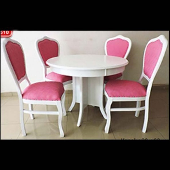 Masa 17777 KUTU BABA ayk Klasik Model Sandalye tk Kayın Aslan Ayak Parlak beyaz - 5