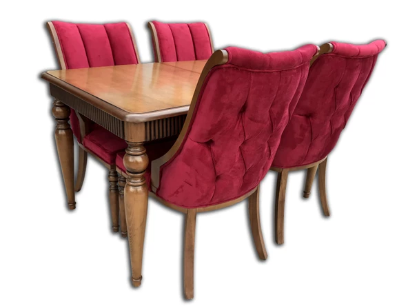 Masa 17996 FiTİL TARAK Klasik Model Kapitone Papel Sandalye Orto Oturum El yapım - Resim 3