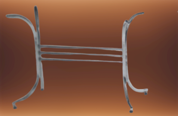 Masa 18376 METAL AYAK Model Metal transmisyon Nikelaj Japon masa ayak El Yapım - 3