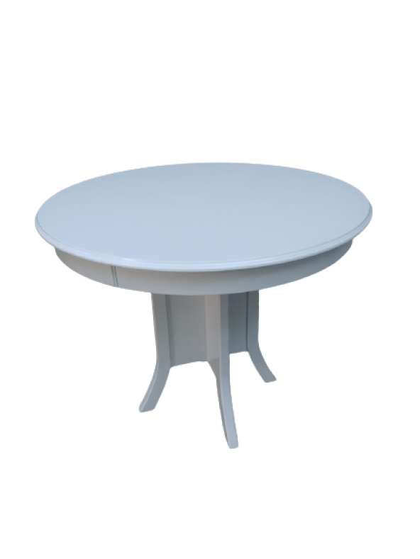 Baba kutu ayak Masa 18347 ST Klasik model MDF Tabla Natüre Beyaz Açılır el yapım - 4