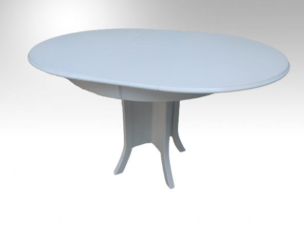 Baba kutu ayak Masa 18347 ST Klasik model MDF Tabla Natüre Beyaz Açılır el yapım - 8