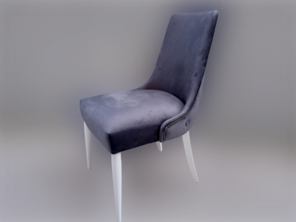 Masa-Sandalye 19429 PAPEL Model Kayın MUZ Ayak Ort Otr Kapitone Lake beyaz Elyapı - Resim 2