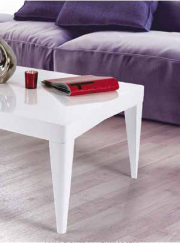 Orta sehpa Osm 11806 KELEBEK Klasik MODEL Parlak Beyaz Kayın RETRO ayak  El Yapı - 3