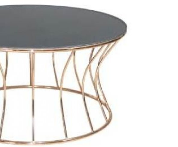 Brc 17557 orta SEHPA Kum saat Model Siyah Temper Cam Metal ROSE Kaplama El Yapım - Resim 2