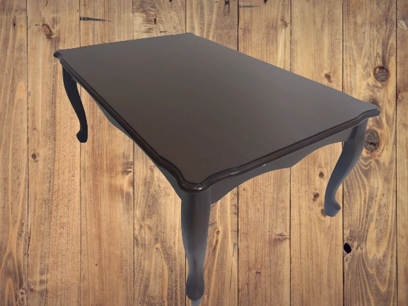 Orta Sehpa 17373 ST DEMONTO Klasik Kayın Aslan ayak Parlak Ceviz Nature El Yapım - Resim 5