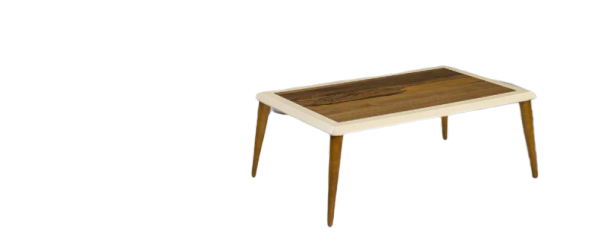 Orta Sehpa 17602 OSM ÇERÇEVE Model Parlak Ceviz Krem Kayın retro ayak EL Yapım - 2