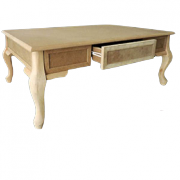 Orta Sehpa 17779 çekmece Model Kayın Aslan ayak Kayın kaplama HAM Natüre El Yapım - 3